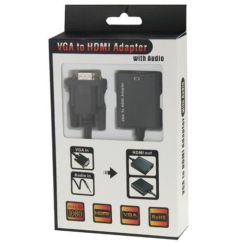 VGA til HDMI 4K Ultra HD Konverter