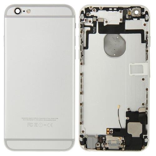 Komplet Bagcover til iPhone 6 Sølv