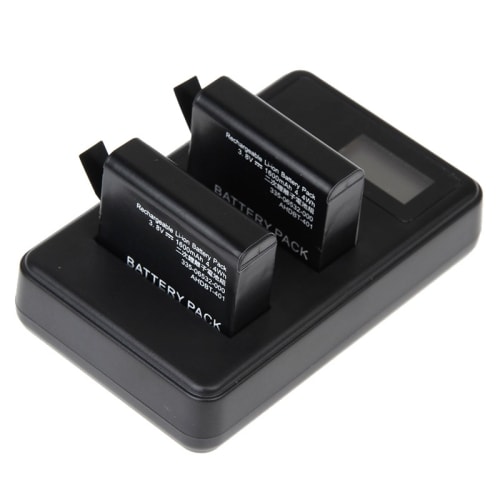 LCD Batterilader til GoPro HERO4 Batteri
