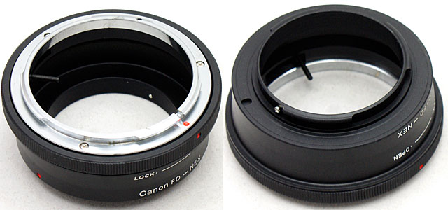 Adapterring Canon FD-Sony NEX