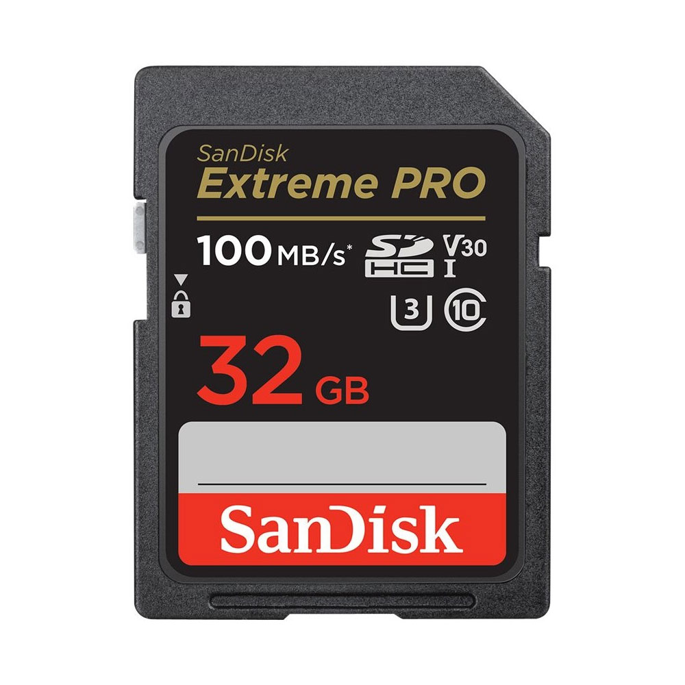 32GB SanDisk Extreme Pro UHS-I 100 MB/s Class 10