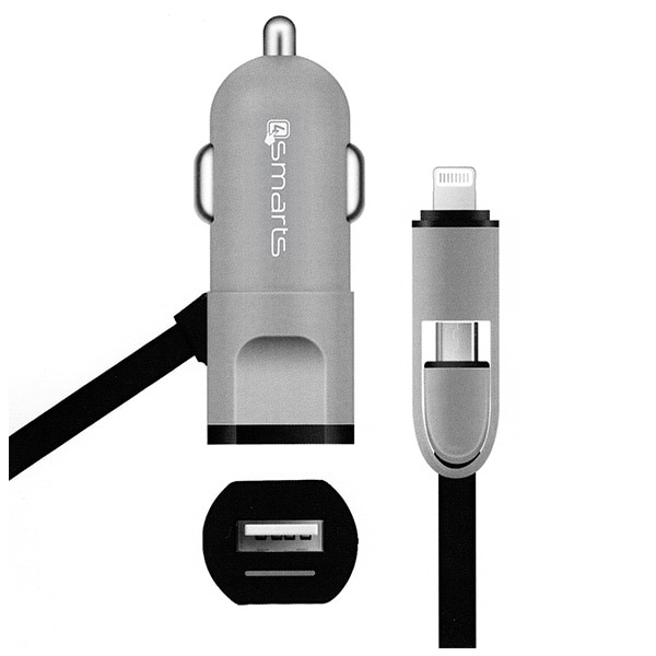 4Smarts Multibiloplader - Micro USB & Lightning