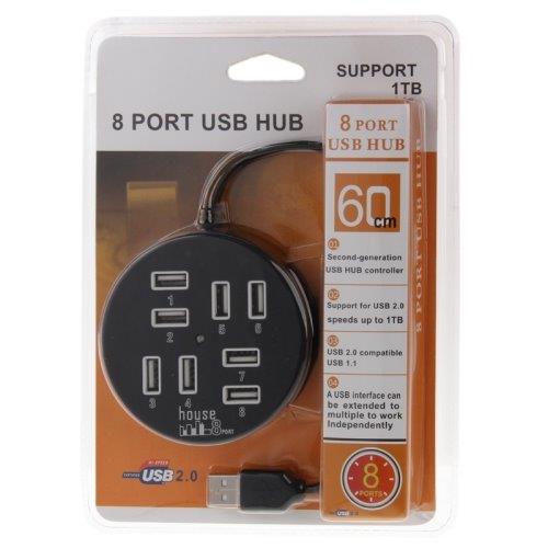 USB-hub Puck 8 Porte