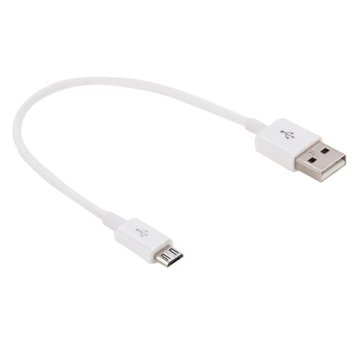 USB til Micro USB-kabel - Kort Model - Hvid