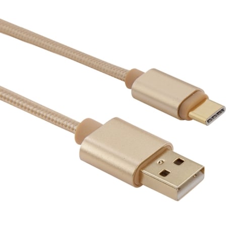 USB-kabel i Nylonstof USB C 3.1 til USB 2.0