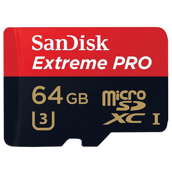 64GB SanDisk Extreme Pro MicroSDXC UHS-I Class 10 95MB/s