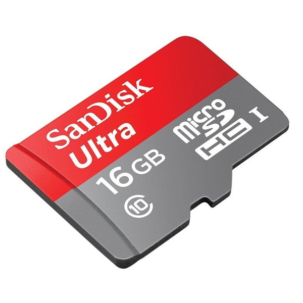 16GB SanDisk Ultra Micro SDHC UHS-I / Class 10 80MB/s
