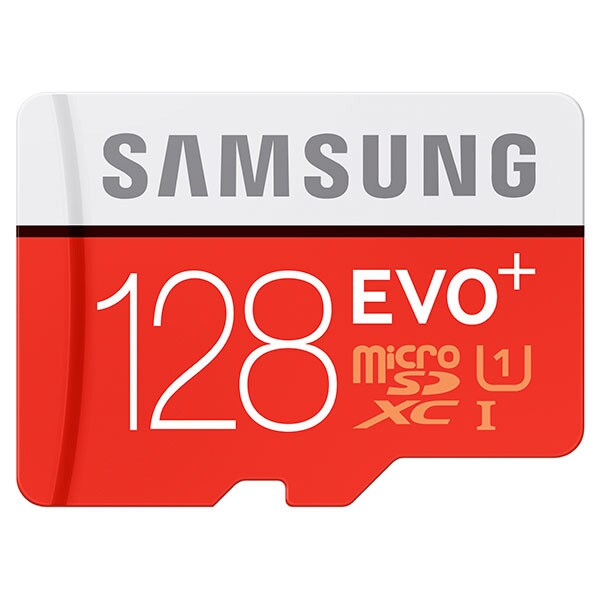 128GB Samsung EVO Plus MicroSDXC 80mb/s Class 10 UHS-I