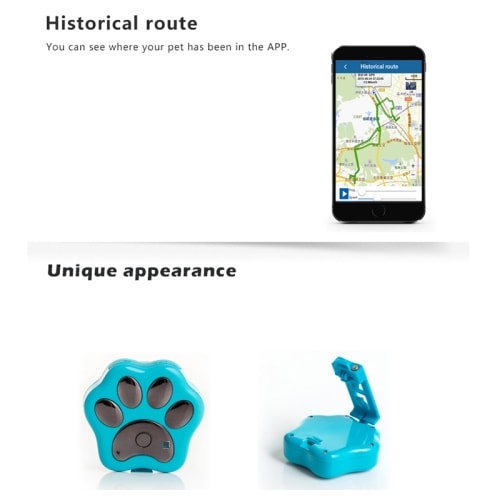 GPS Tracker til Husdyr - Wi-fi/GPS /Vandtæt