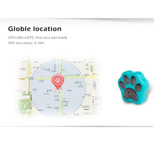 GPS Tracker til Husdyr - Wi-fi/GPS /Vandtæt