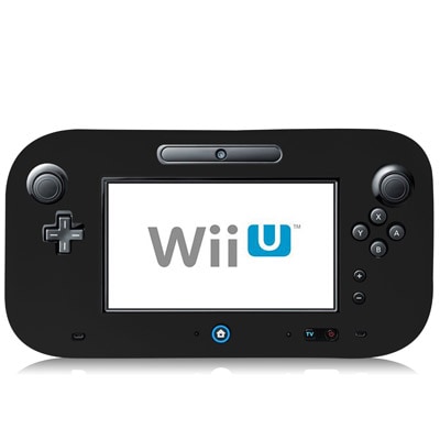Silikonebeskyttelse til Nintendo Wii U GamePad - Sort