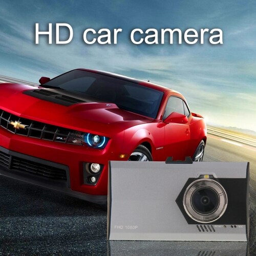Full HD 1080P 3.0" Bilkamera Vidvinkel / Loop Indspilning