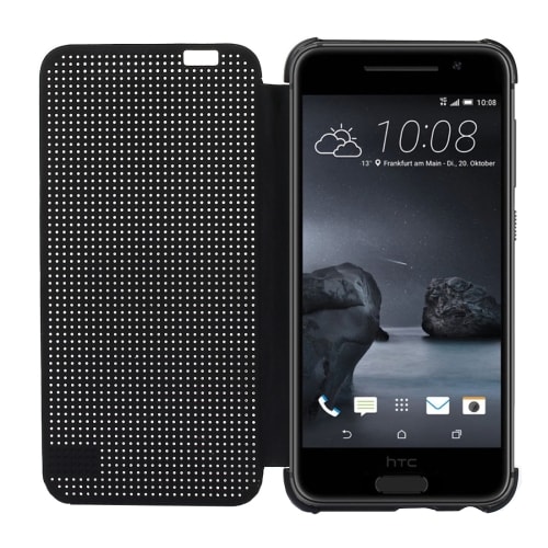 Smart Flip Dot View Etui til HTC One A9 - Sort