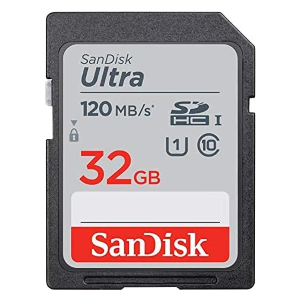 32GB SanDisk Ultra SDHC Class 10 UHS-I 120MB/s