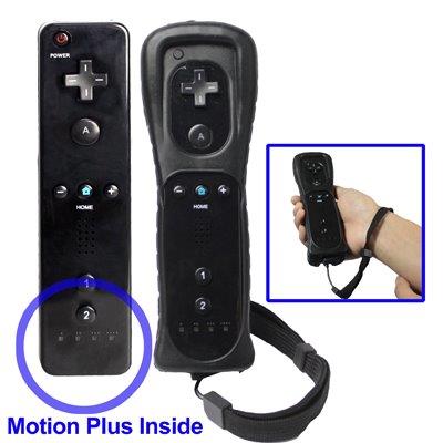 Wiimote Håndkontrol med Indbygget MotionPlus - Sort