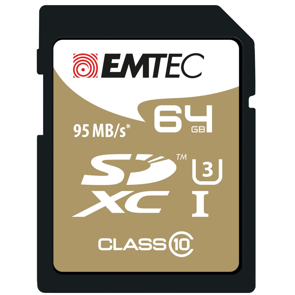 64GB Emtec SDXC CL10 95MB/s