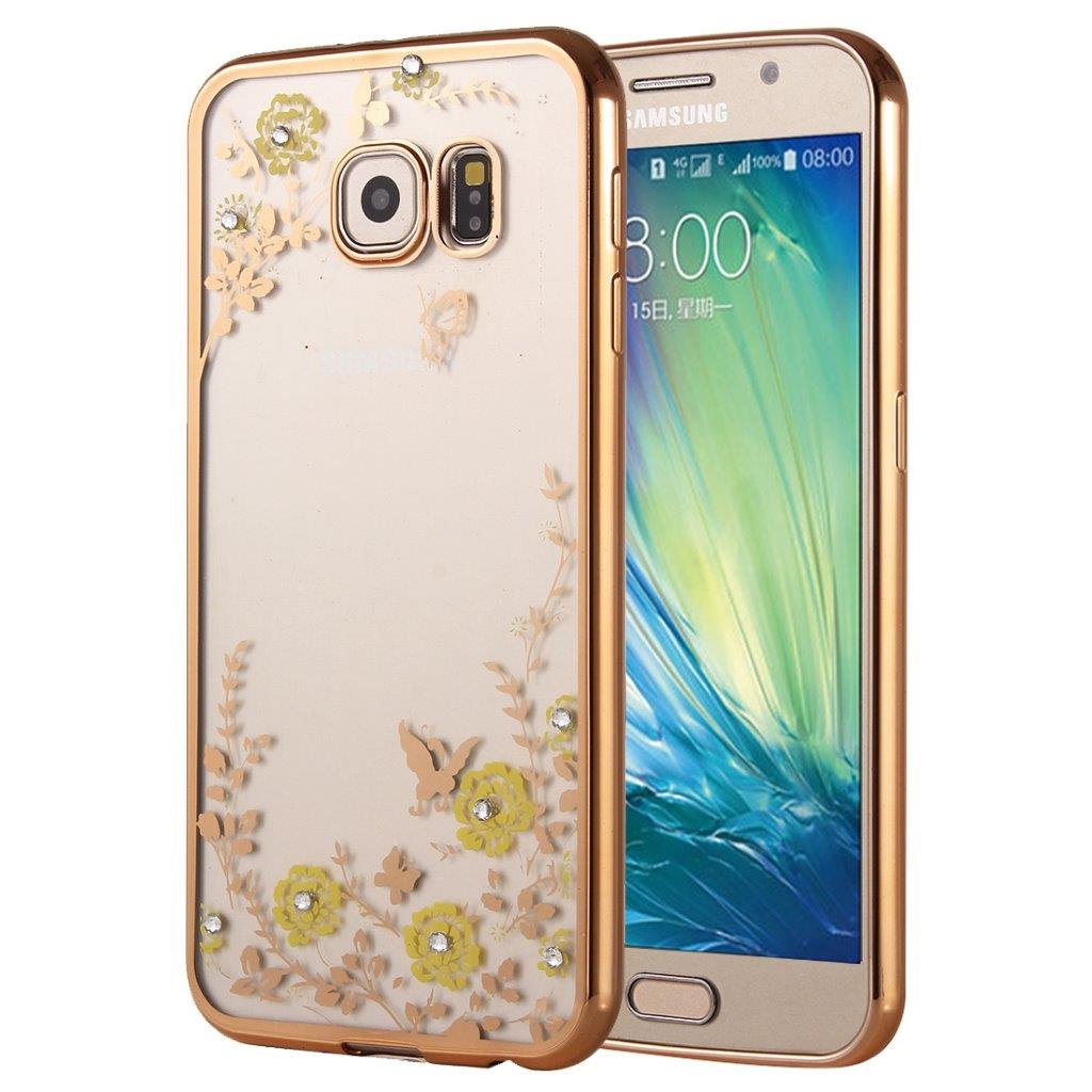 Cover til Samsung Galaxy A5 2016 / A510 - Gold Flower