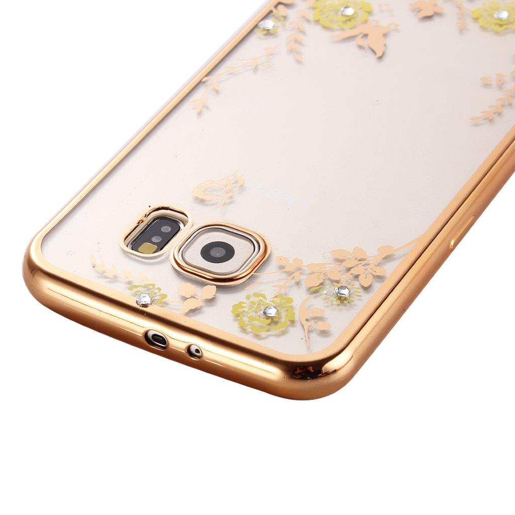 Cover til Samsung Galaxy A5 2016 / A510 - Gold Flower