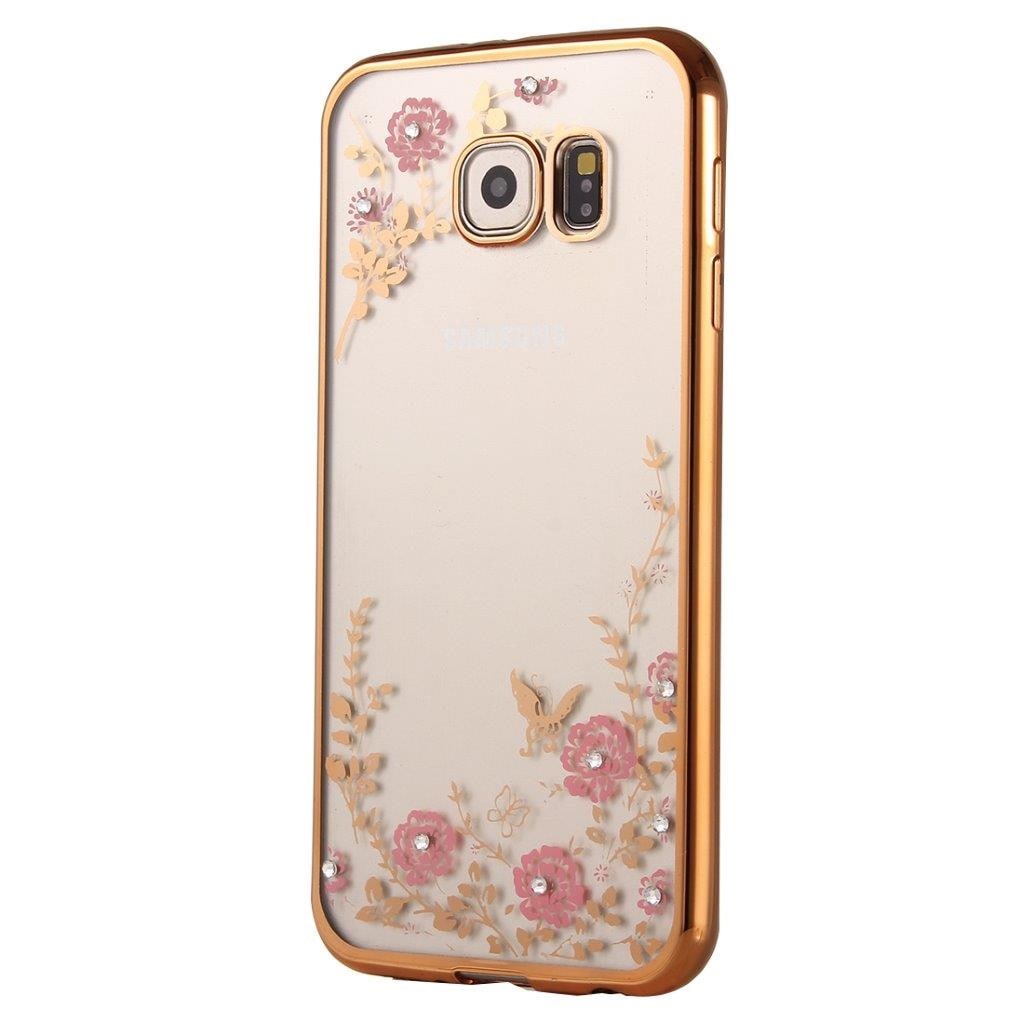 Cover Samsung Galaxy A3 2016 / A310 - Gold Flower