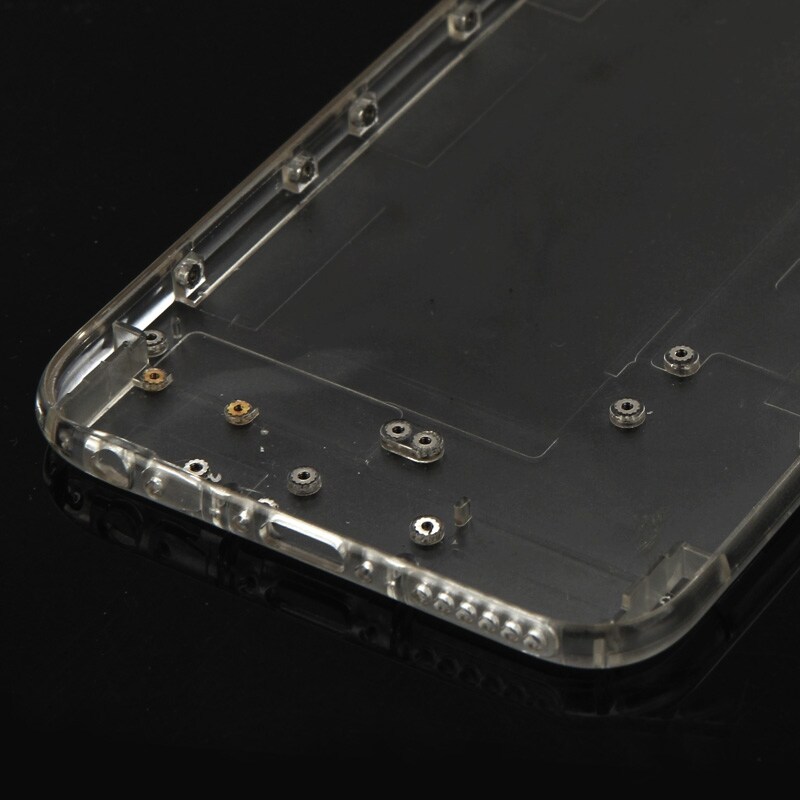 Komplet Coverskift iPhone 6 - Gennemsigtigt med Knapper