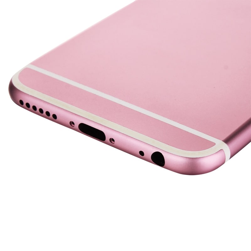 Komplet Cover iPhone 6 Plus med Knapper - Lyserød