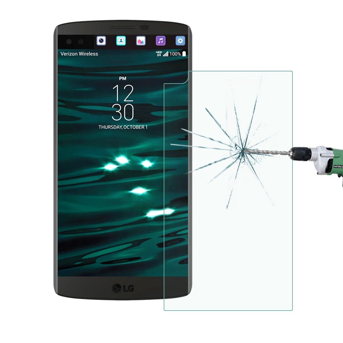 Tempereret Glasbeskyttelse til LG V10 - Pakke med 2 stk.