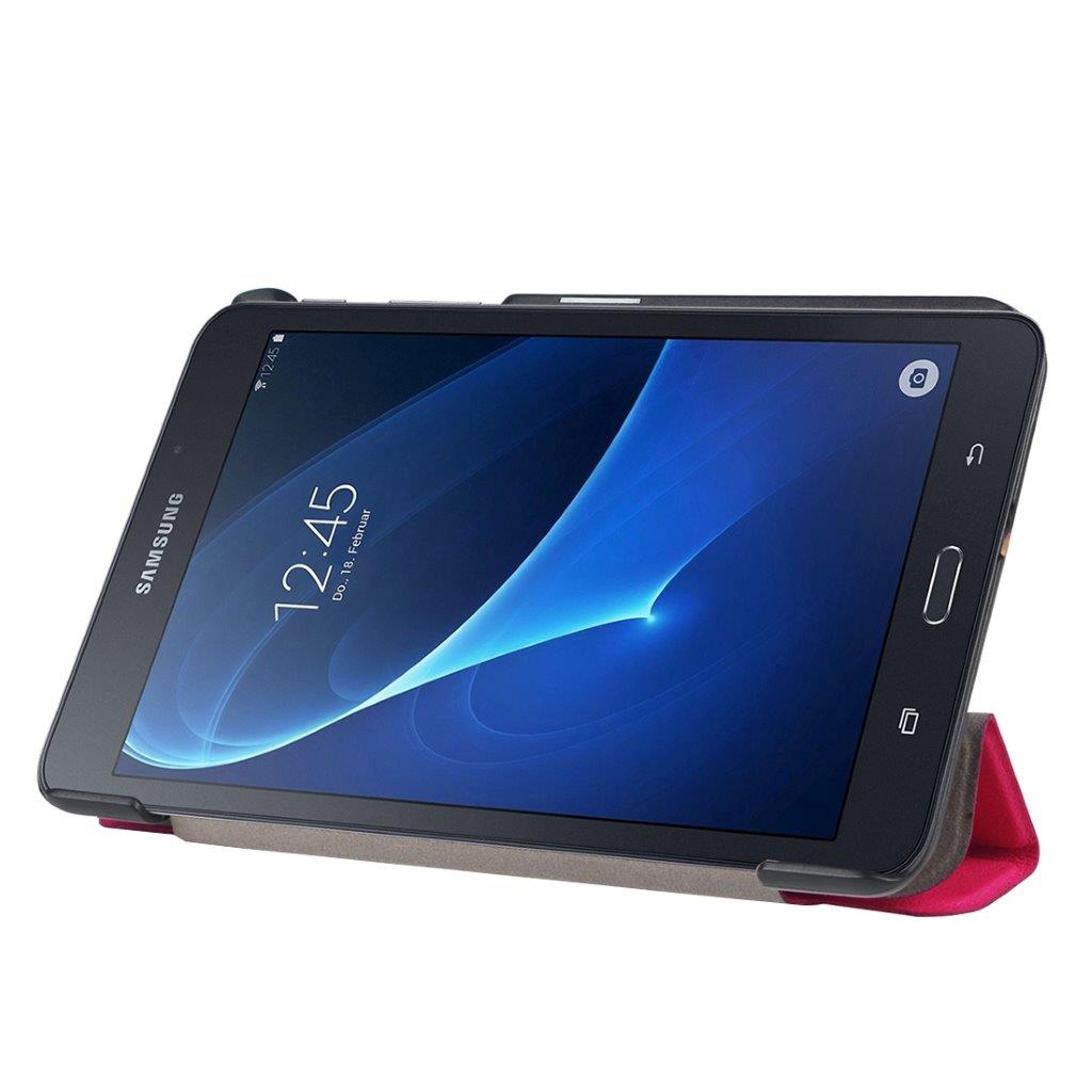 Trifold Etui til Samsung Galaxy Tab A 7.0 2016 - Lyserød