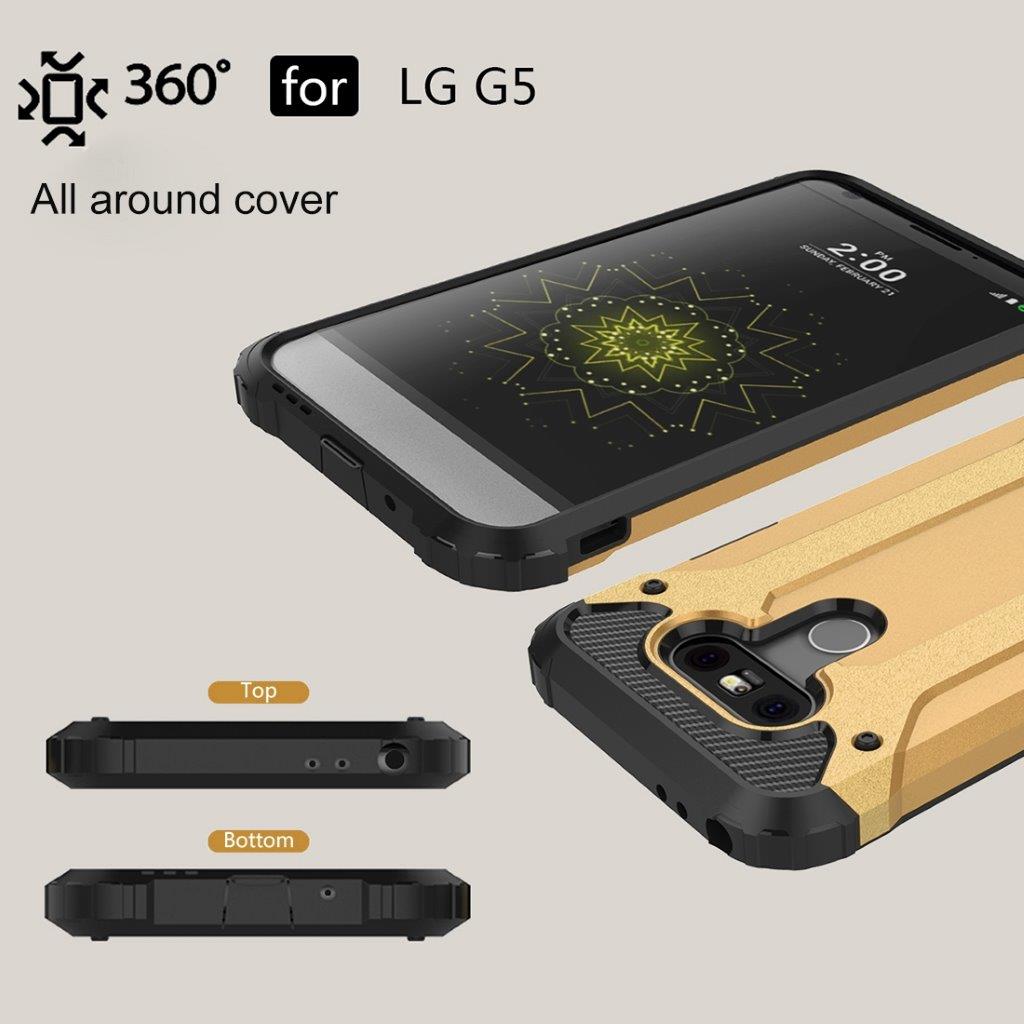 Mobilcover Armor til LG G5 Guld