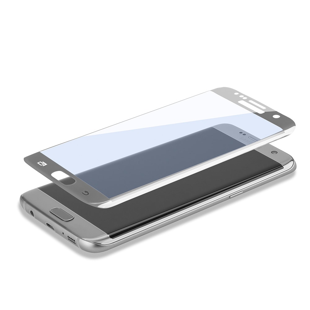4smarts Second Glass til Samsung Galaxy S7 edge Silver