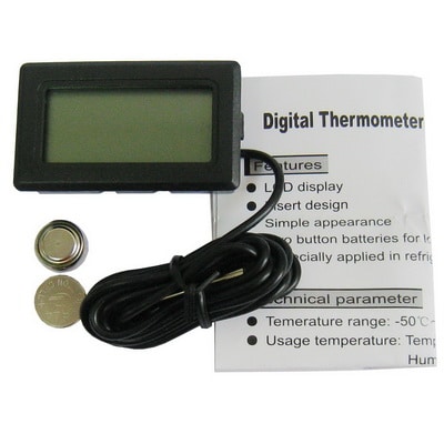 Mini LCD Digitalt Termometer til Fryseren / Køleskabet