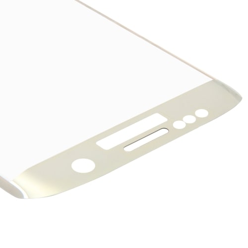 Tempereret Glas Samsung Galaxy S7 edge - Buet, i Guldfarve