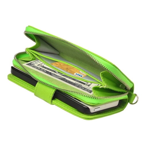 Tegnebog iPhone 5 & 5s & SE - Grøn