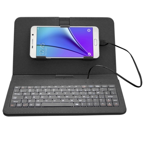 Keyboard med Taske til Android-tavlecomputer / Mobiltelefon
