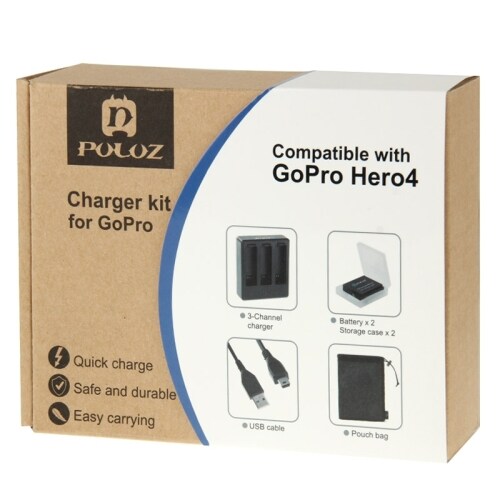 Opladningssæt 7-i-1 til GoPro HERO