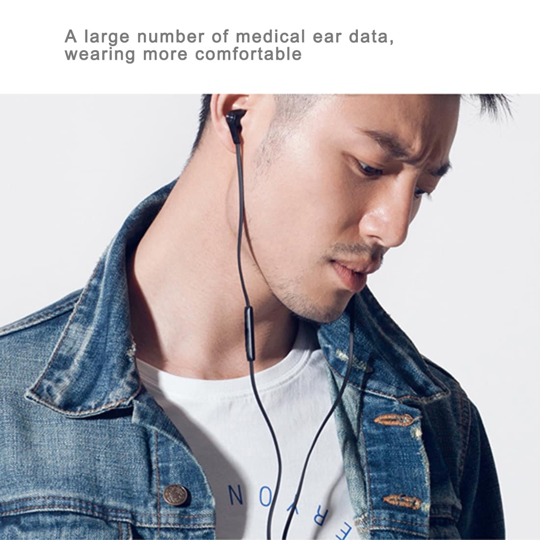 Original Xiaomi Piston In-Ear Stereo Bass Hovedtelefoner med Fjernbetjening