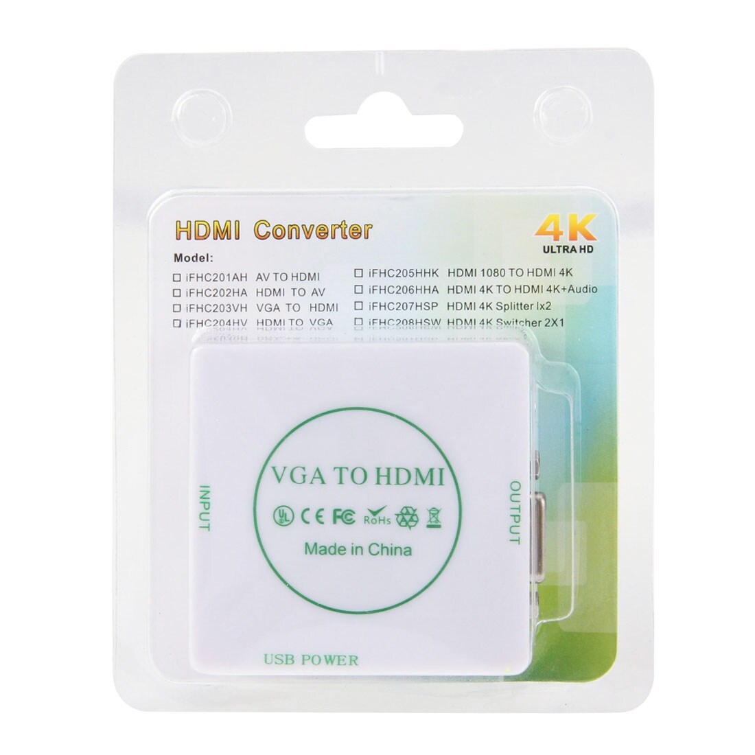 VGA til HDMI-adapter - Ultra HD 4K