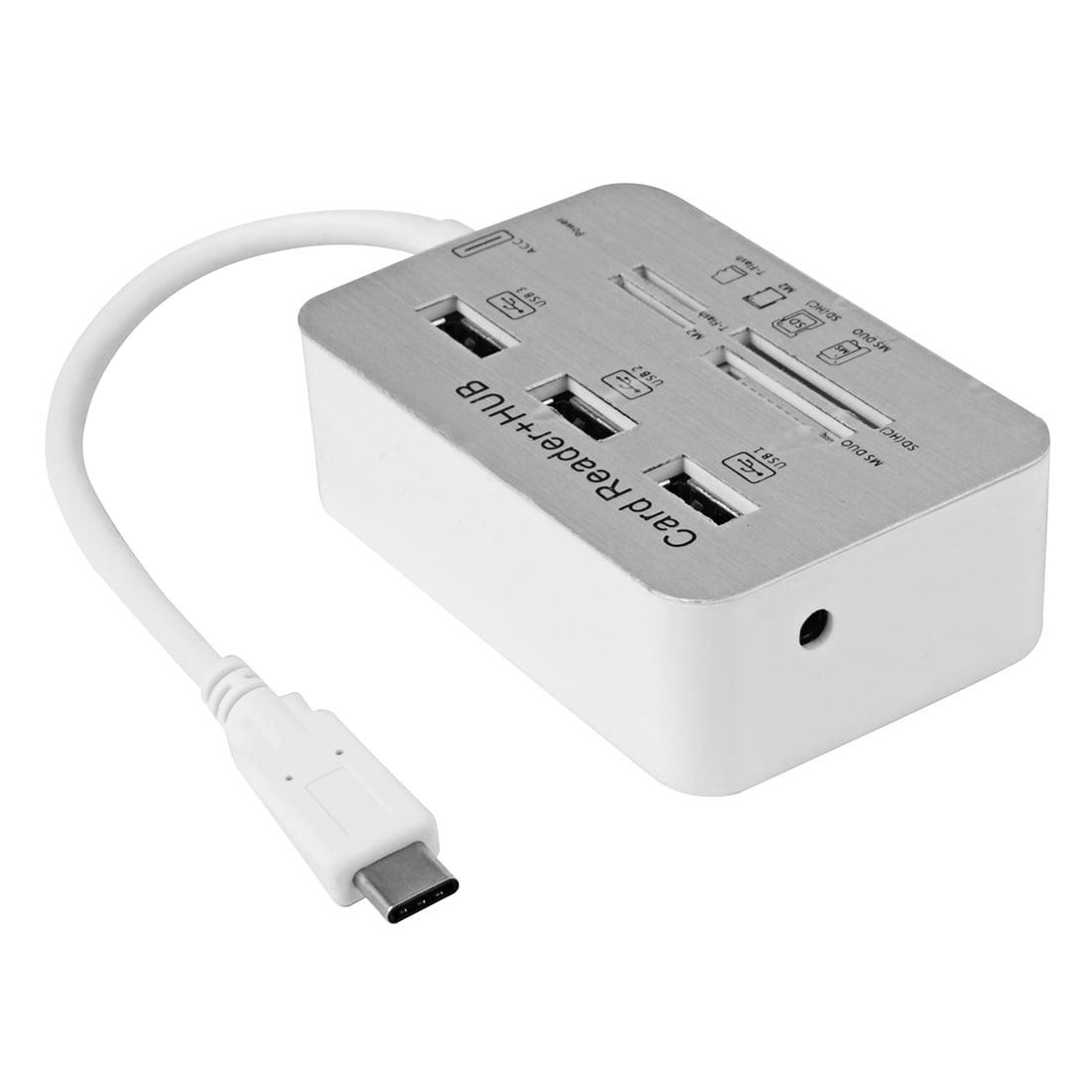 USB Kortlæser / Hub 3.1 Type-C - 5GBPS