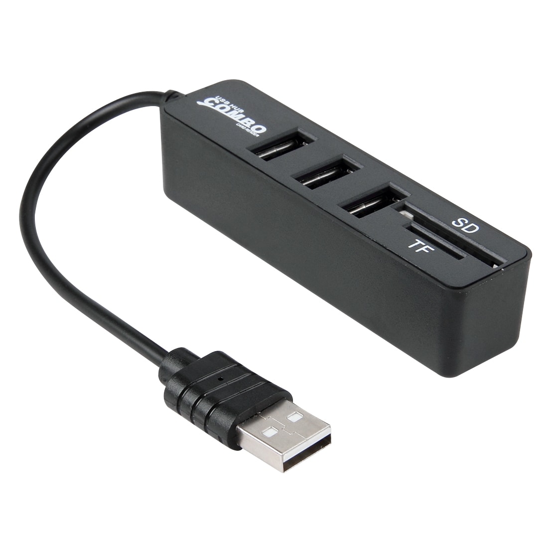 USB Kortlæser / Hub - 2-i-1