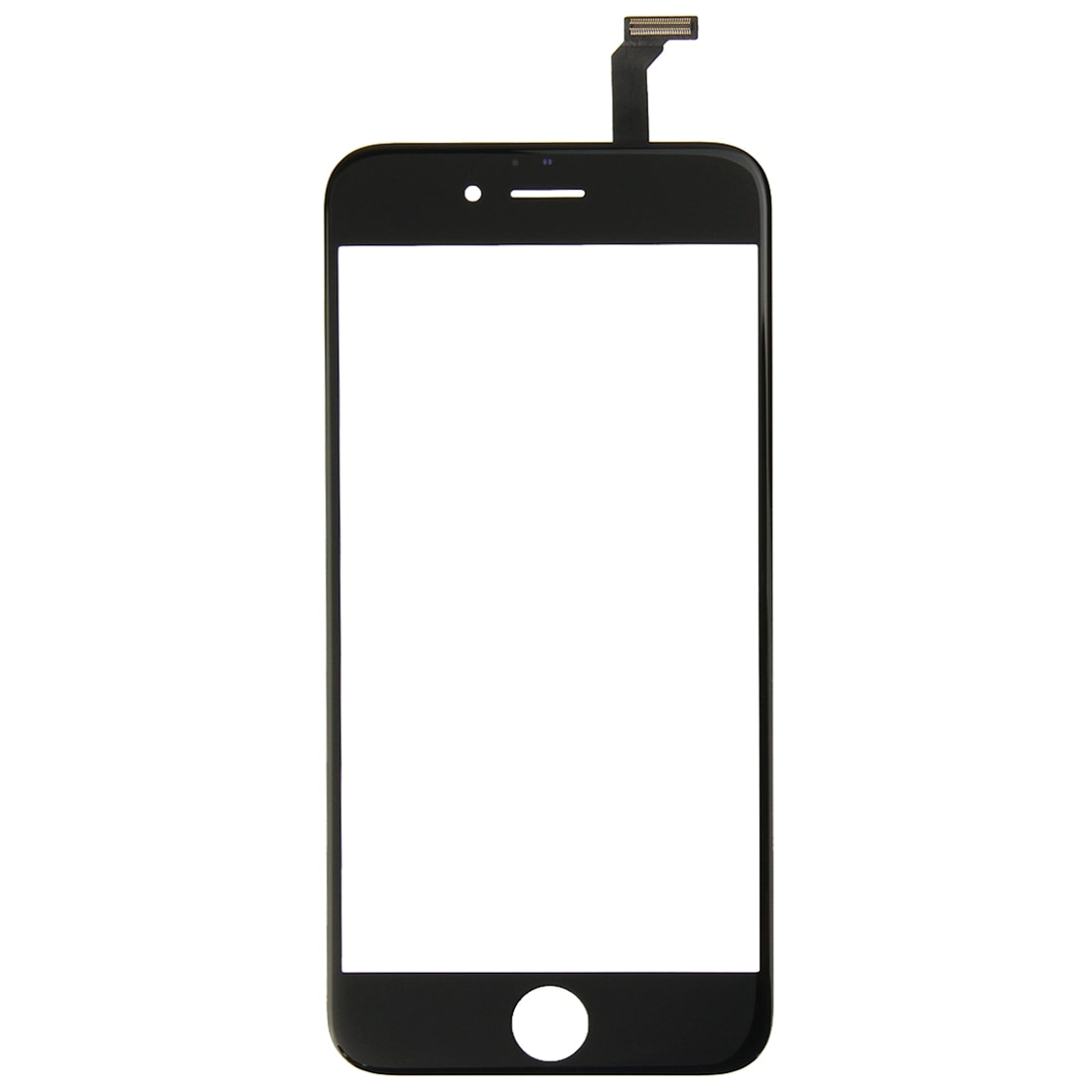 Glaslinse, Touch-Enhed og Flexkabel iPhone 6 - Sort Farve