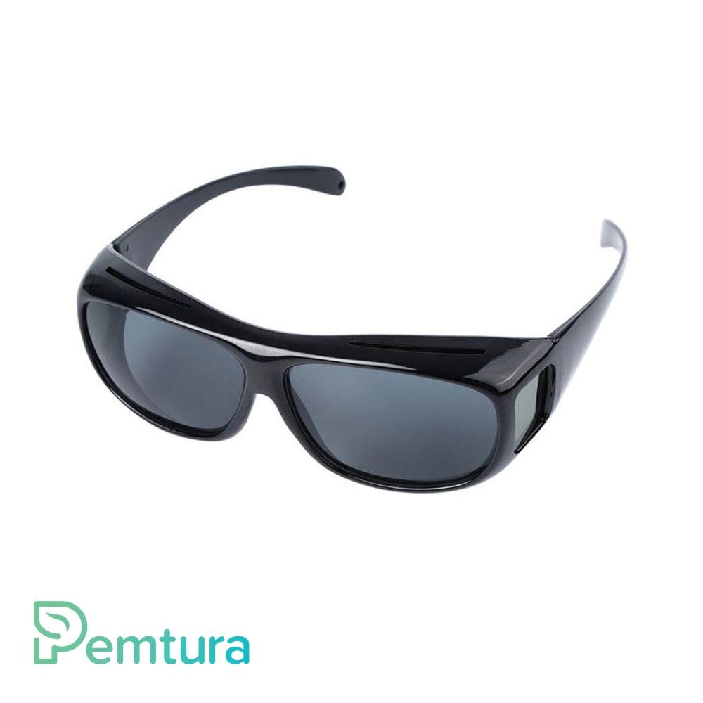 Pemtura Suncovers / solbriller over almindelige briller med UV400-beskyttelse – til dame og herre