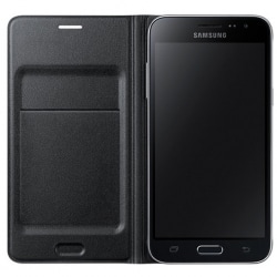 Samsung Flipfoderal EF-WJ320PB til Galaxy J3 Sort