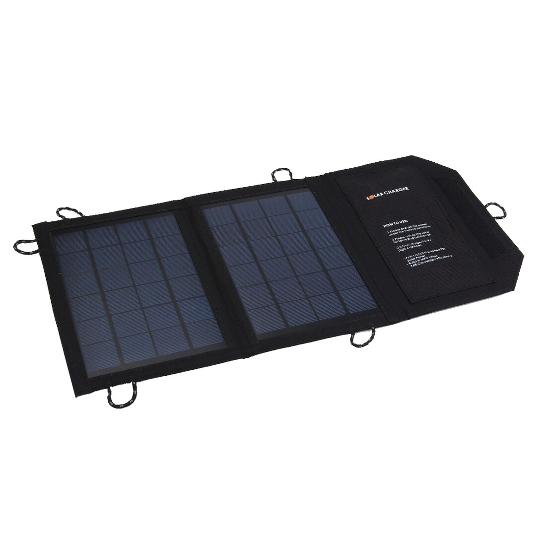 Kraftig Solcellelader til Mobiltelefon 7W 1.4A