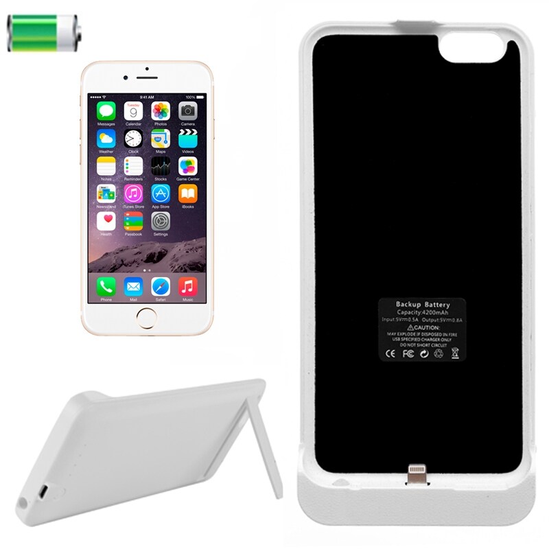 Battericover / Batterifoderal iPhone 6/6S Plus 4200mAh