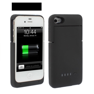 Battericover / Batterifoderal iPhone 4 & 4S - 1900mAh