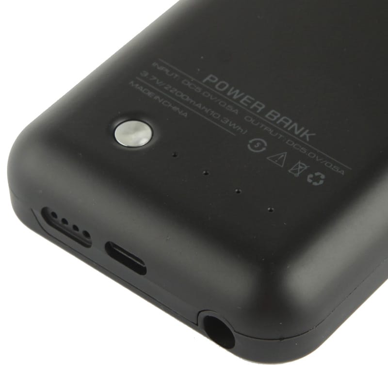 Battericover / Batterifoderal iPhone 5C - 2200mAh
