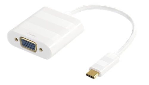 USB 3.1 til VGA adaptor, Type C han - VGA hun