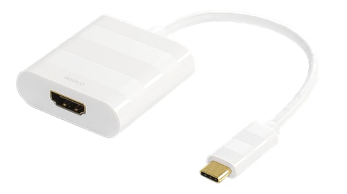 USB 3.1 til HDMI adaptor, Type C han - HDMI hun