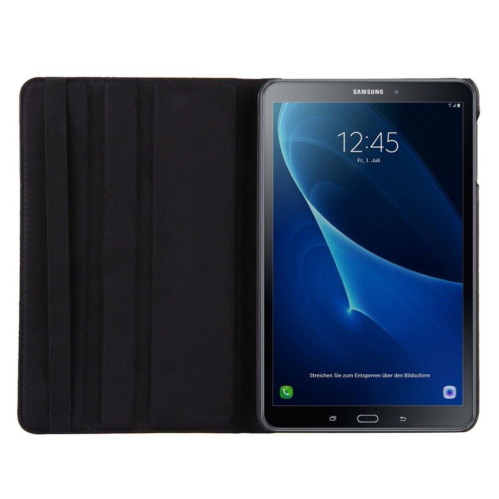 Fodral Samsung Galaxy Tab A 10.1 / T580 (2016) med hållare i svart färg
