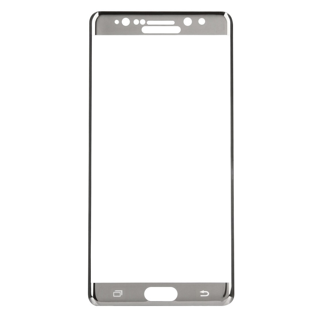 Buet Skærmskåner i glas Samsung Galaxy Note 7  Sølvfarve