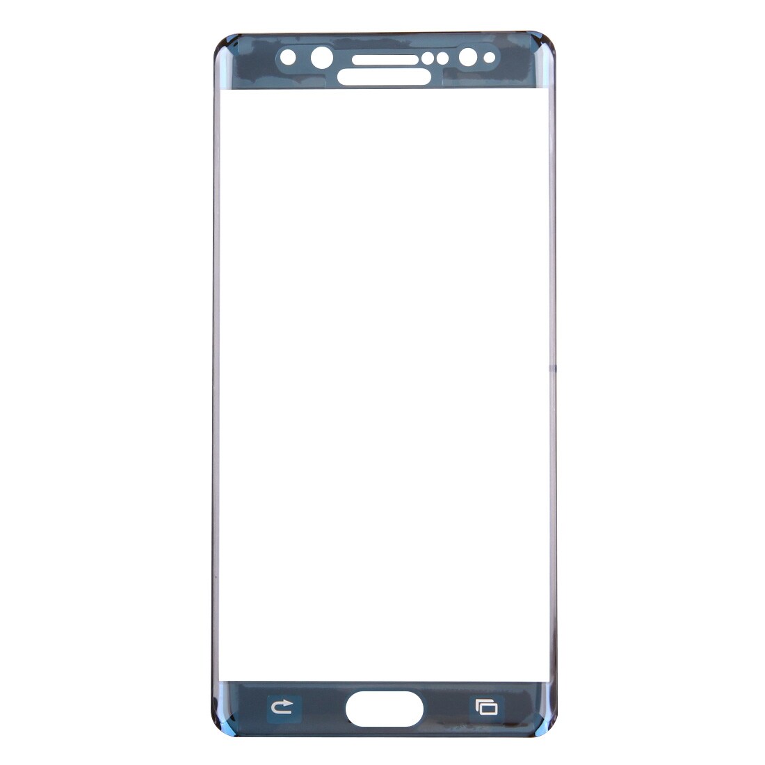 Buet Skærmskåner i glas Samsung Galaxy Note 7  Sølvfarve